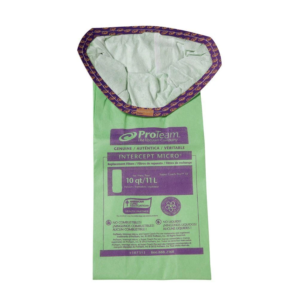 10 Qt. Intercept Micro Filter For Super Coach Pro 10 Vacuums (10 Pk)