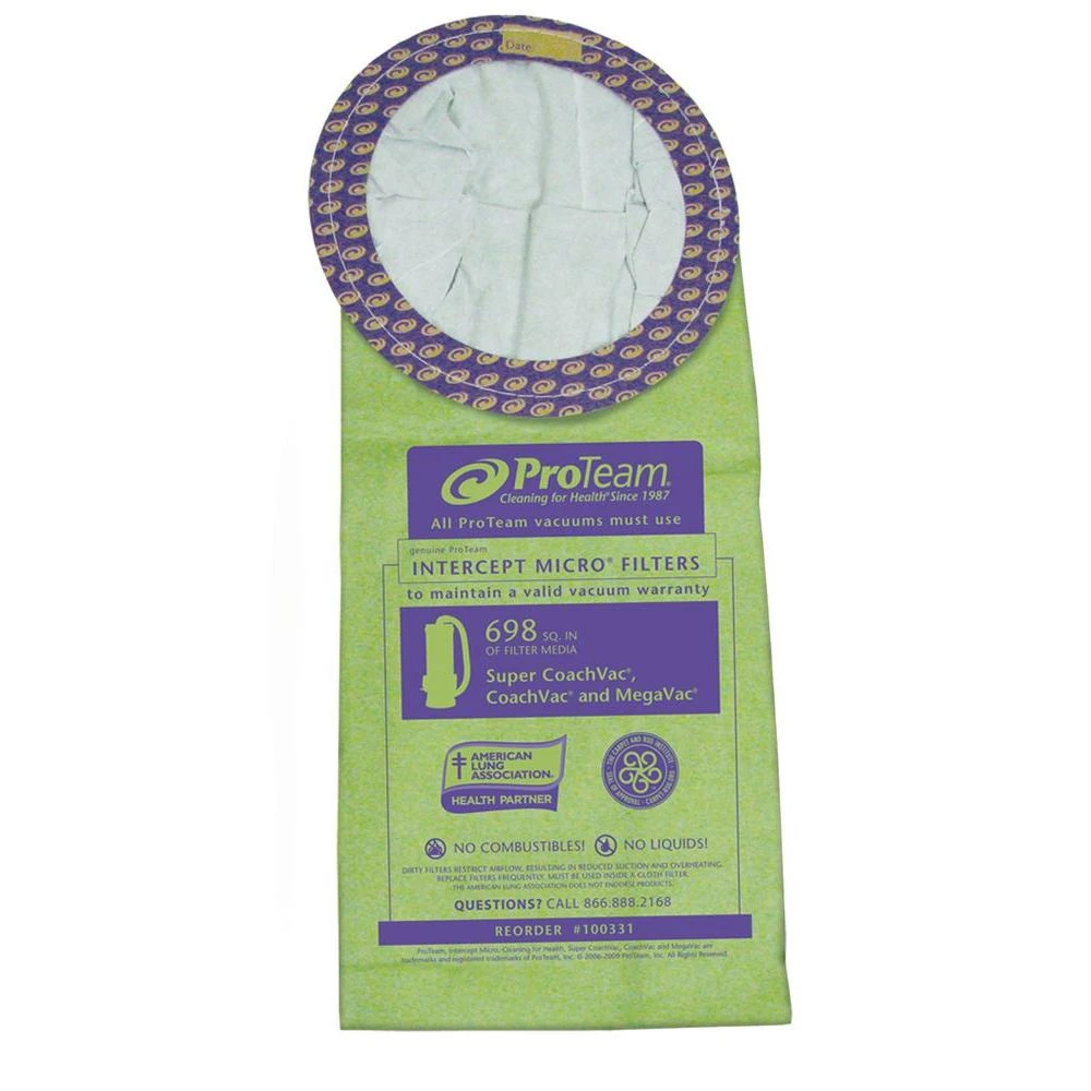 10 Quart Intercept Micro Filter For Select Proteam Vacuums