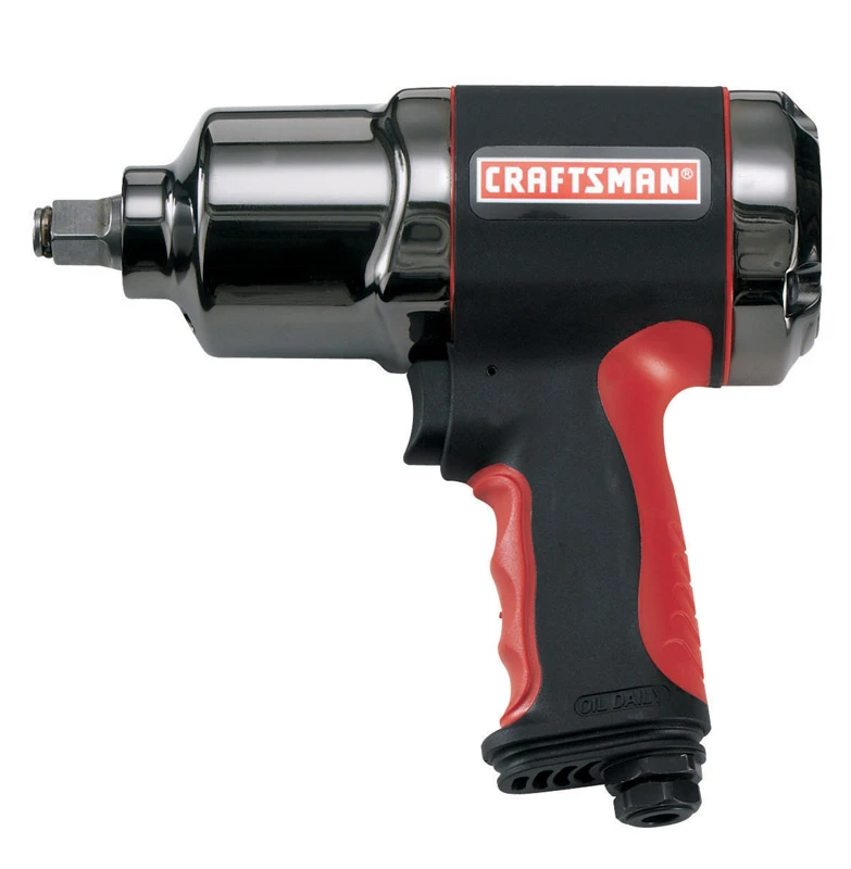 1/2 Inch Drive Air Impact Wrench 90 Psi 580 Ft-lbs 7000 Rpm Model 00919984