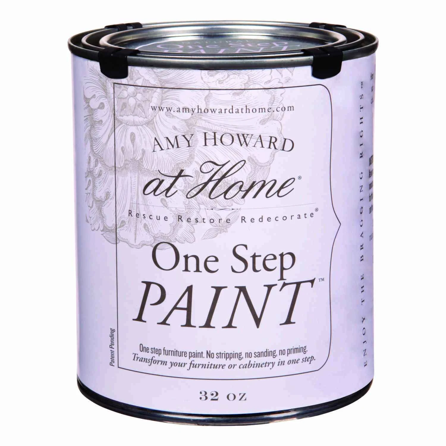 32 Oz. Flat Chalky Finish Linen Latex One Step Paint