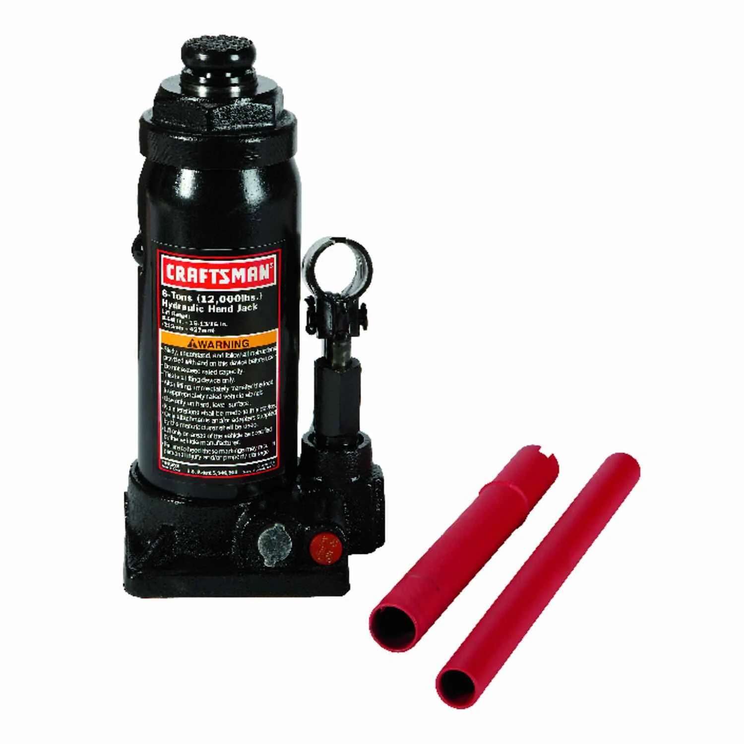 Hydraulic Automotive Bottle Jack 6 Ton Heavy Duty Model 00950282