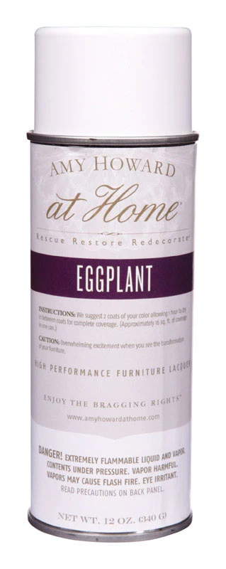 Eggplant High Performance Furniture Lacquer Spray Gloss 12 Oz.