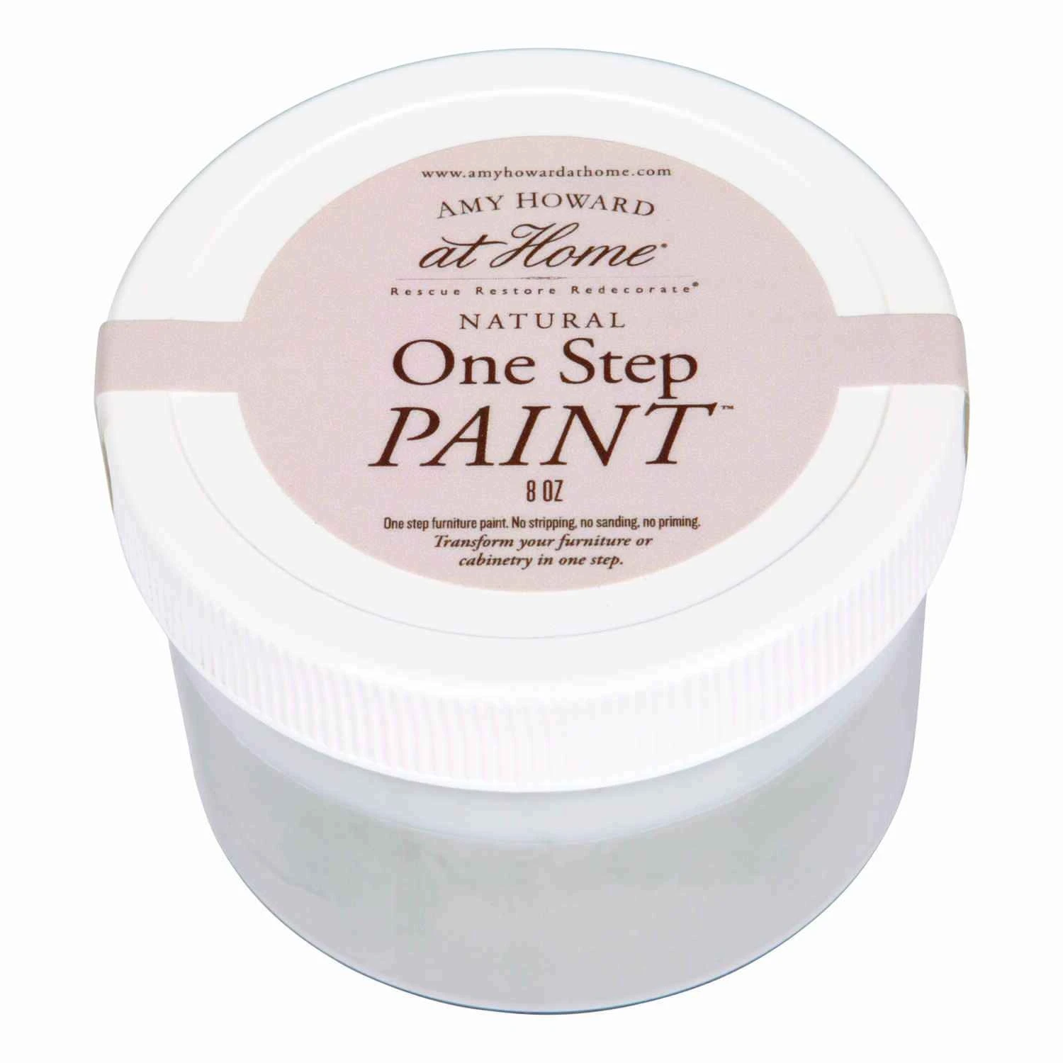 Flat Chalky Finish Atelier One Step Paint 8 Oz. - Versatile Water-based Formula