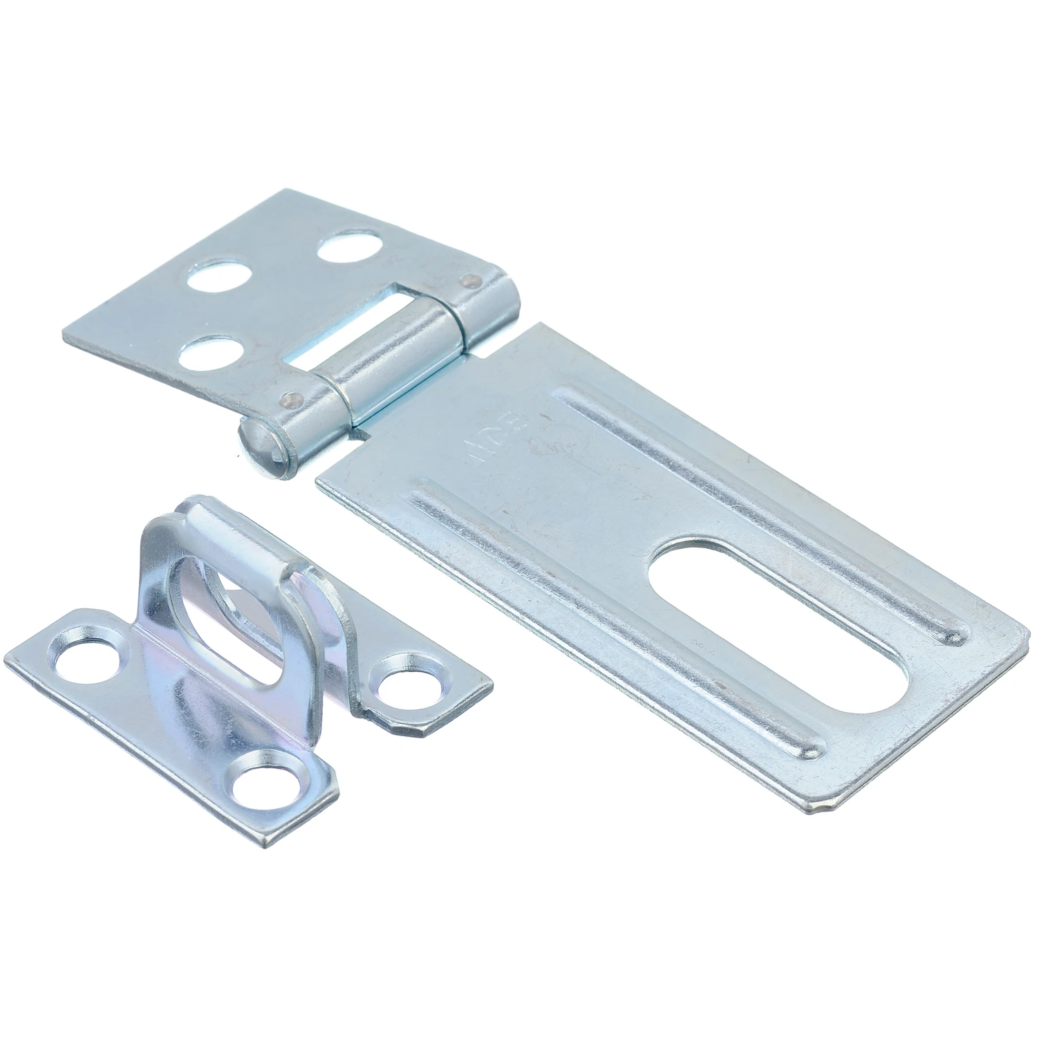 Zinc 3-1/4 In. L Fixed Staple Safety Hasp For Secure Applications