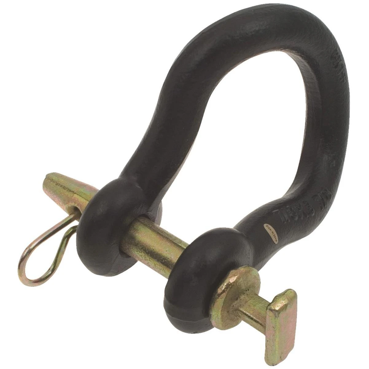7/8 Inch Twist Clevis With Forged Black Powder-coated Finish And Zinc Plated Pin