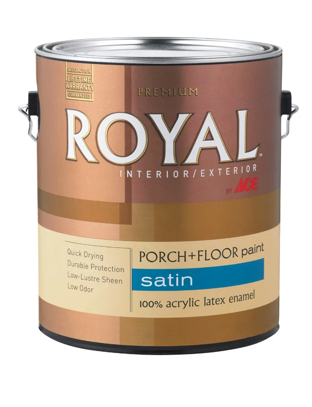 Royal Satin Steel Wool Gray Acrylic Latex Porch & Floor Paint 1 Gallon