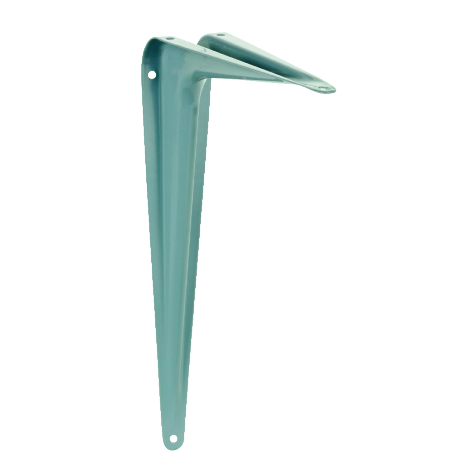 Gray Steel Shelf Support 18 Gauge 8 Inch Length 100 Pound Capacity