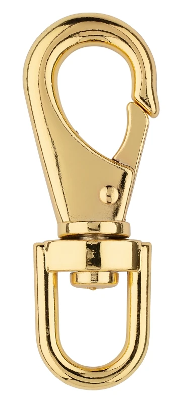 Boat Snap With Swivel Round Eye 3/4 X 4-7/16 In Zinc Bronze