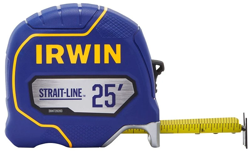 Strait-line 25 Ft Tape Measure With 1-1/4 In Blade Width, Model Iwht39393s