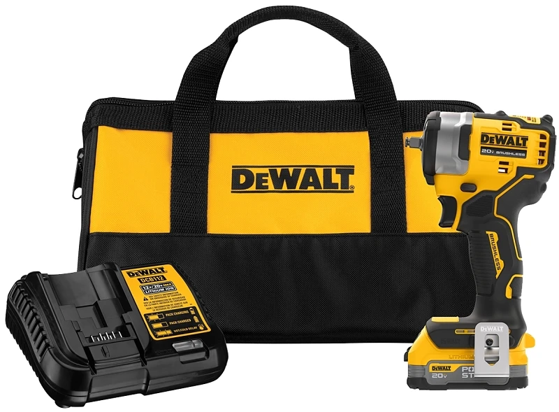 Dcf913e1 20v Compact Impact Wrench With 3/8 Inch Drive