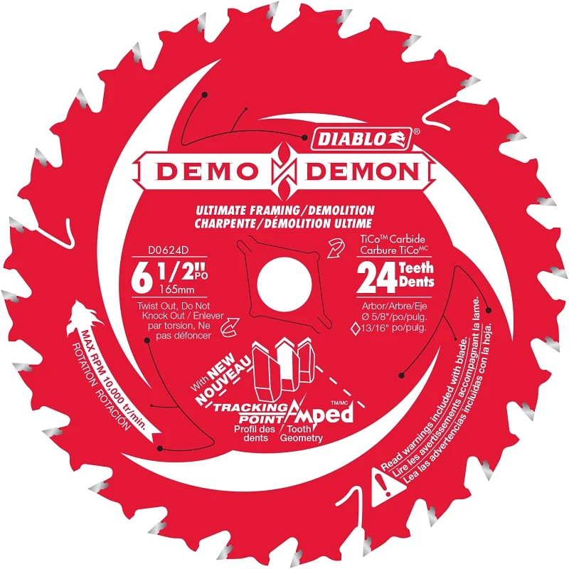 6-1/2 Inch Ultimate Thin Kerf Blade Saw With 24 Teeth