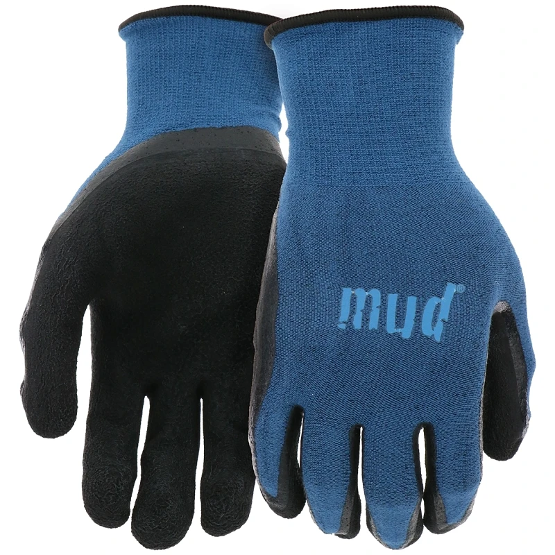 Work Gloves With Latex Palm And Bamboo Fabric, Size Small/medium