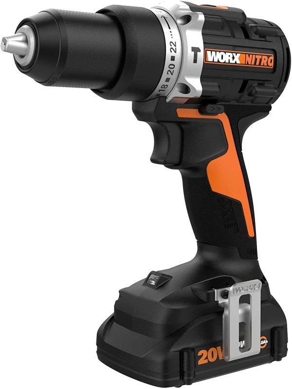 Nitro 20v Cordless Hammer Drill With 1/2 Inch Chuck And Brushless Motor
