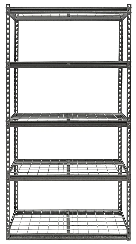 Heavy-duty Wire Shelf Unit 36w X 18d X 72h, 5000 Lb Capacity