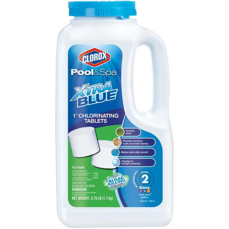 Pool&spa Xtrablue 3.75-pound Bottle Of 1-inch Pool Chlorine Tablets