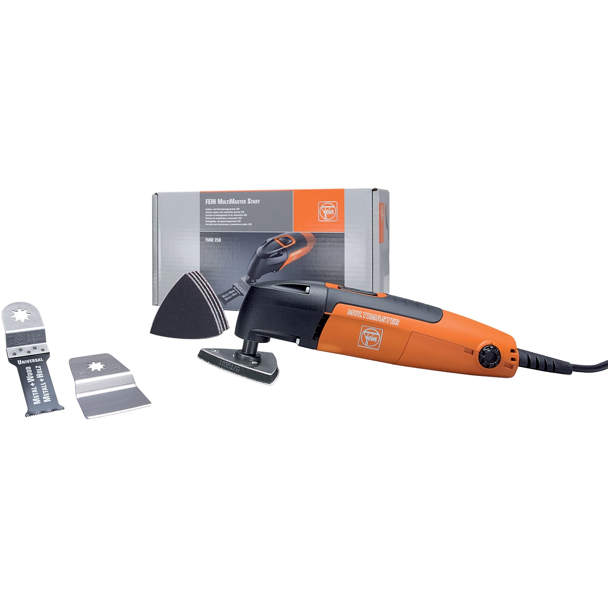 Multimaster Fmm 250 Start 3 Piece Kit For Versatile Cutting And Sanding