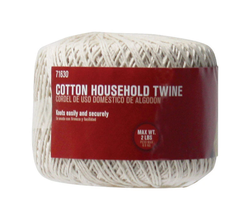200 Feet Natural Twisted Cotton Twine For Crafts And Household Use
