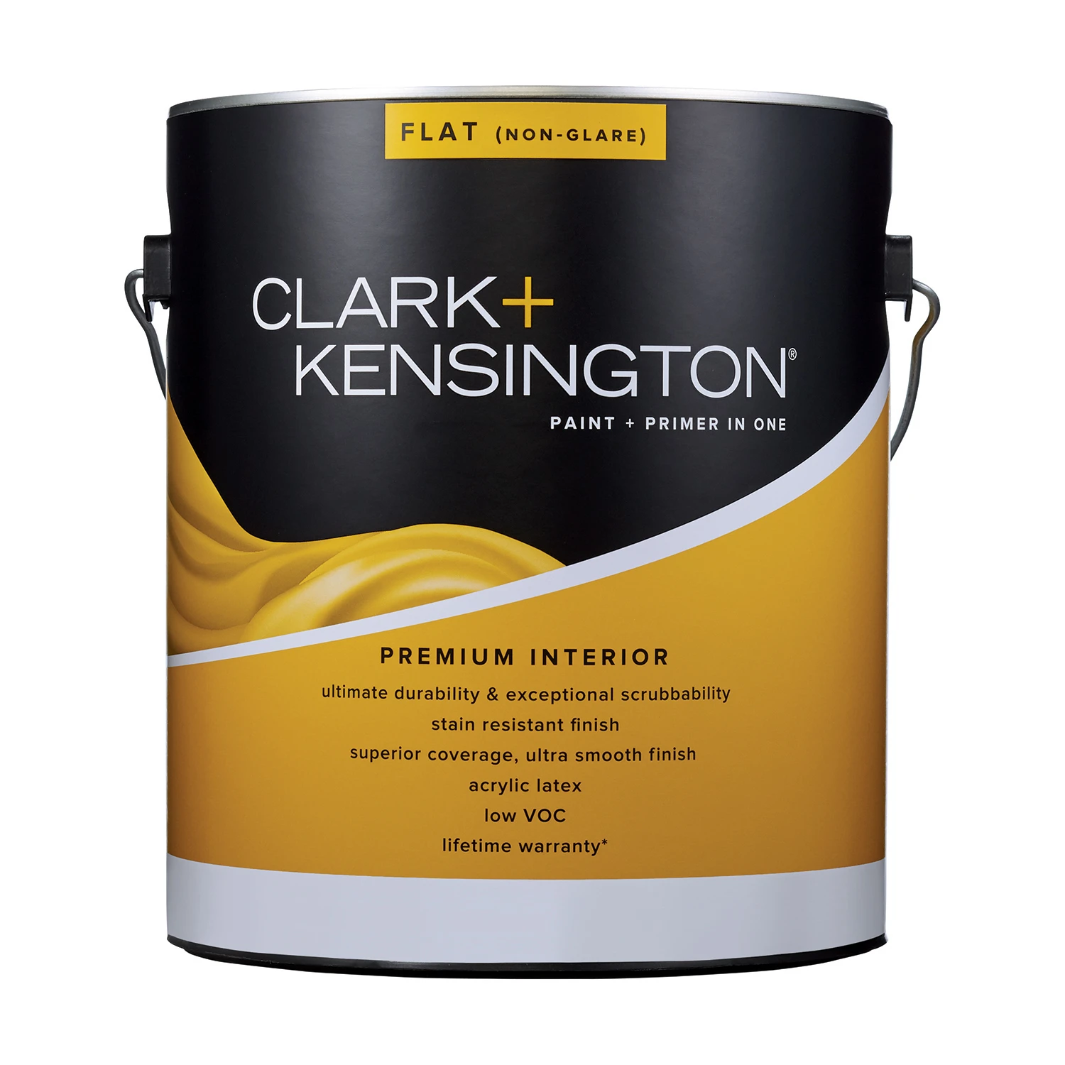 Clark+kensington Flat Tint Base Ultra White Premium Interior Paint 1 Gallon