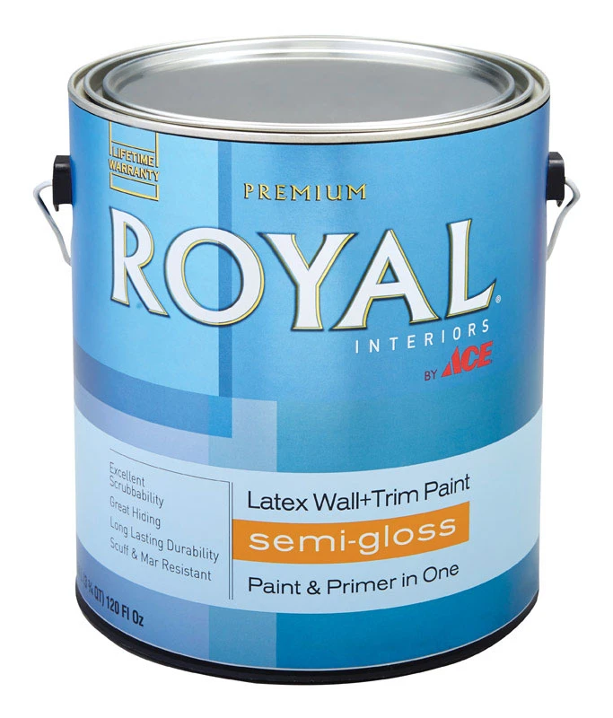 Royal Semi-gloss Mid-tone High-hide Vinyl Acetate/ethylene Interior Latex Wall And Trim Paint 186a333-6
