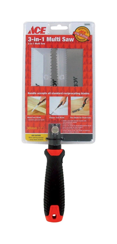3 In. Metal Multi-use Saw With Wood Handle And Metal Blade