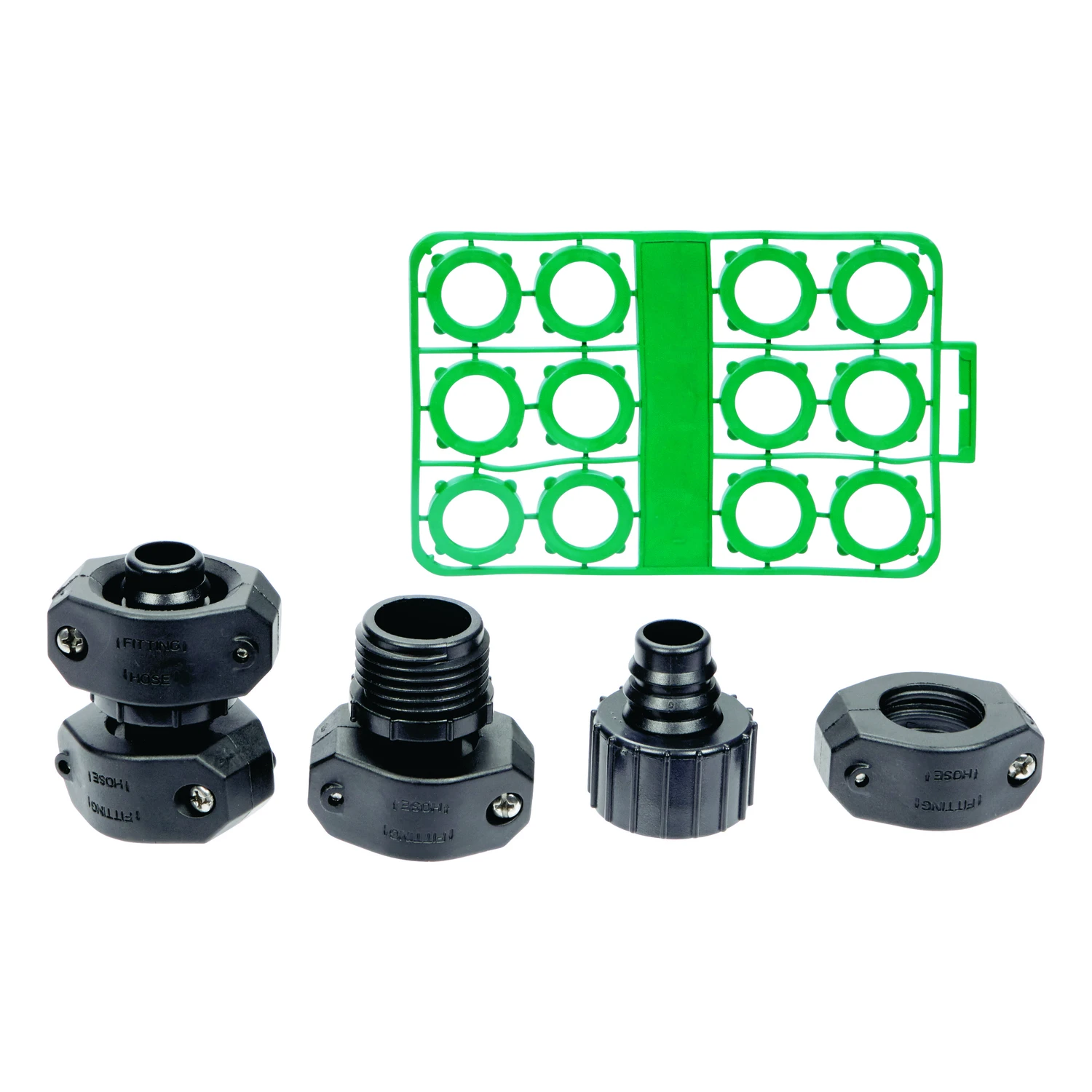 5/8-3/4 In. Plastic Threaded Male/female Hose Mender Repair Kit