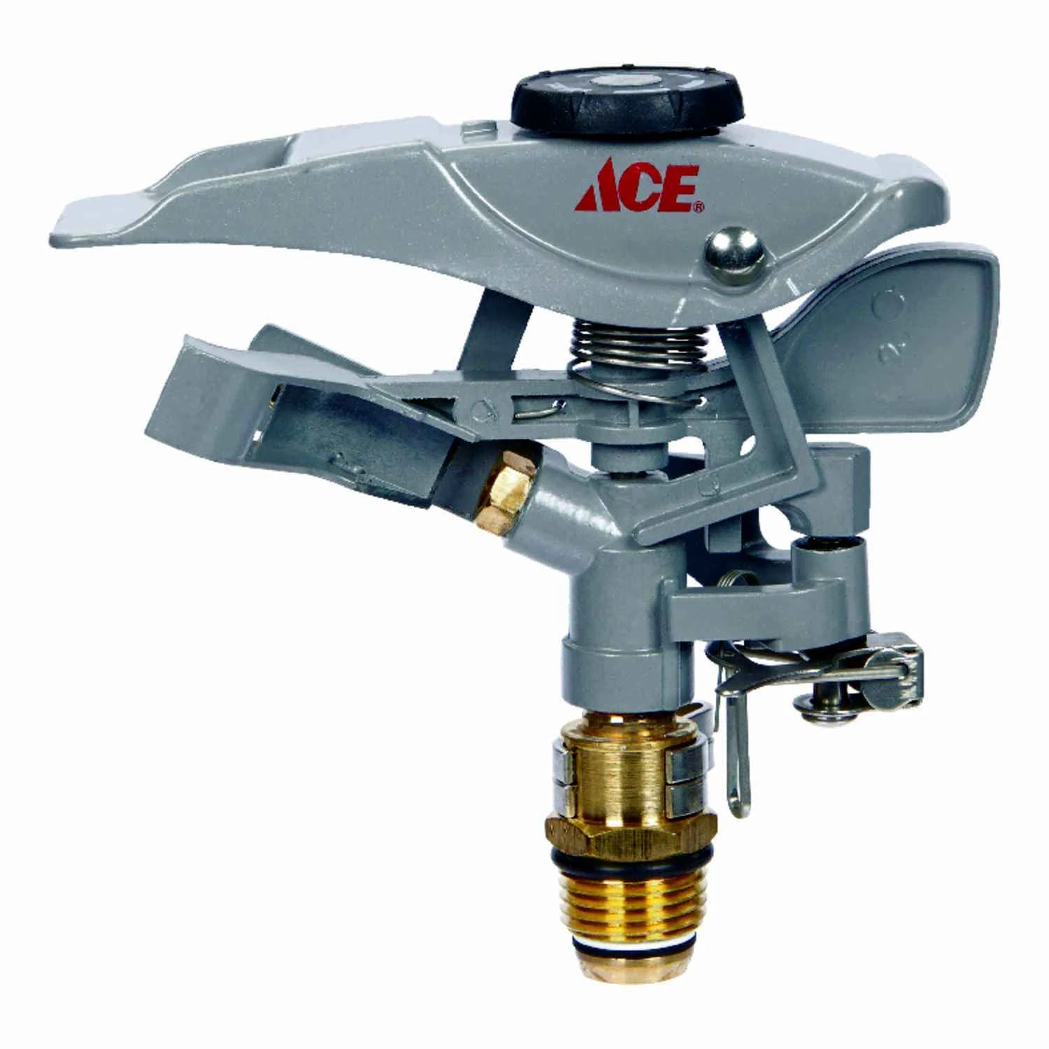 Metal Impulse Sprinkler Head For Large Lawns - 5700 Sq. Ft. Coverage