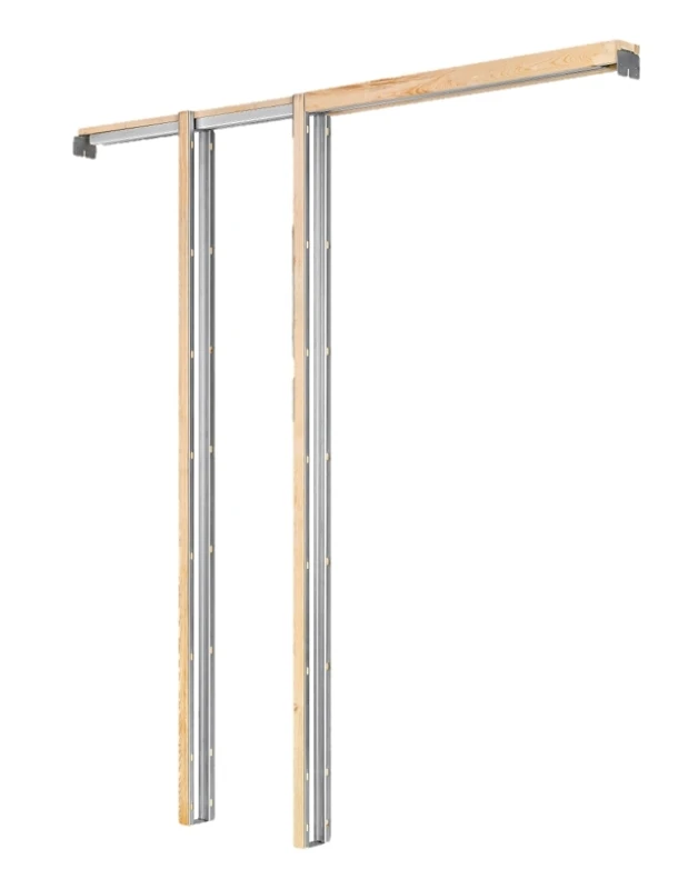Pocket Door Frame For 6 Ft 8 In Door, 200 Lb Capacity, Model Kd200bb6/8