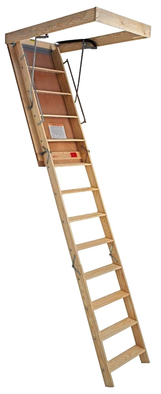 Superior Folding Attic Stairway 350 Lb Capacity 30" X 54" X 8' 9"