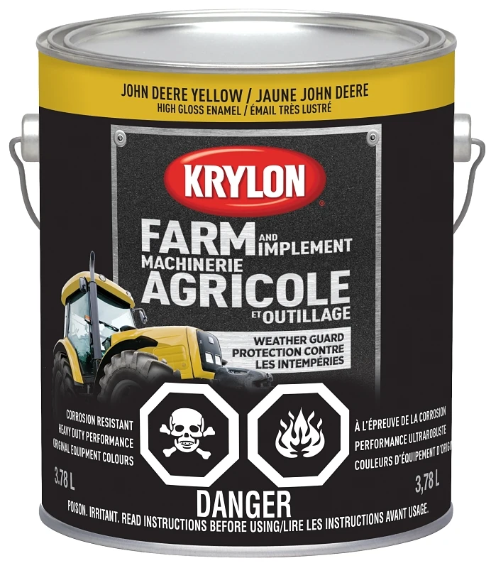 John Deere Yellow Paint - 1 Gallon Durable Finish For Tough Projects