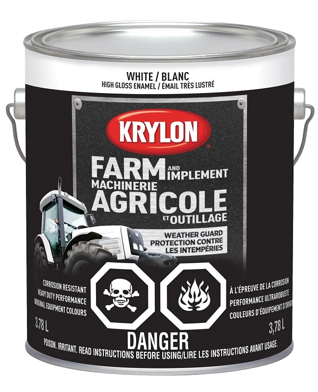 Gloss White Paint - One Gallon For Durable Protection And Long-lasting Finish