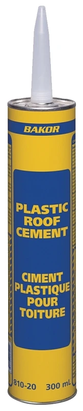 Bakor 810-20 Cement Roof Plastic Tube 300 Milliliters For Weatherproofing