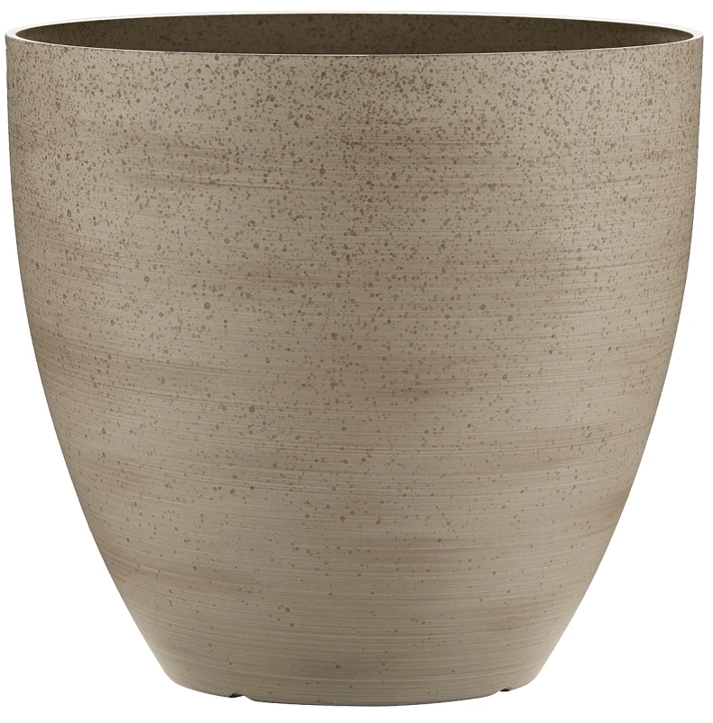 Hdr-091622 Egg Planter, 13 In W, 12 In H, White Stone Aesthetic