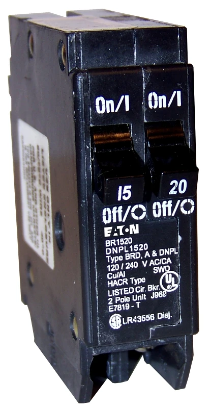 Duplex Circuit Breaker 20 Amp 120 Volt Type Dnpl For Load Centers