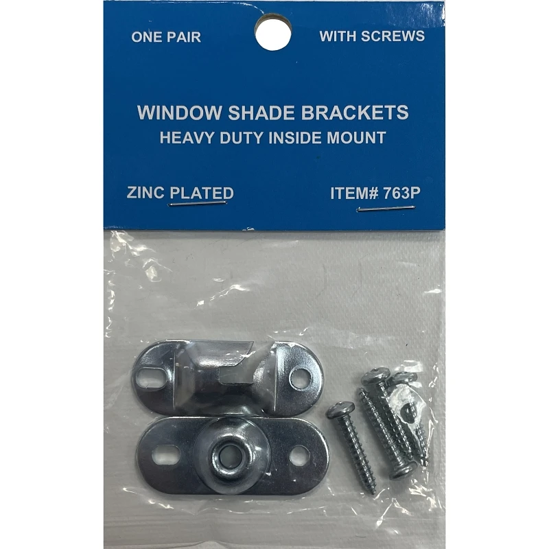 763 Heavy-duty Roller Shade Bracket, Steel Zinc For 15/16 To 1-1/4 In Roller