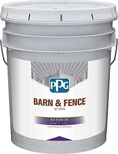 5 Gallon Farm & Fence Exterior Latex Paint - White - Model 37-762/05