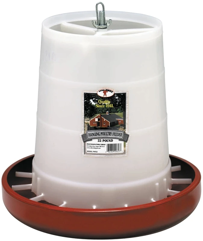 POULTRY FEEDER HANG PLASTIC 22LB
