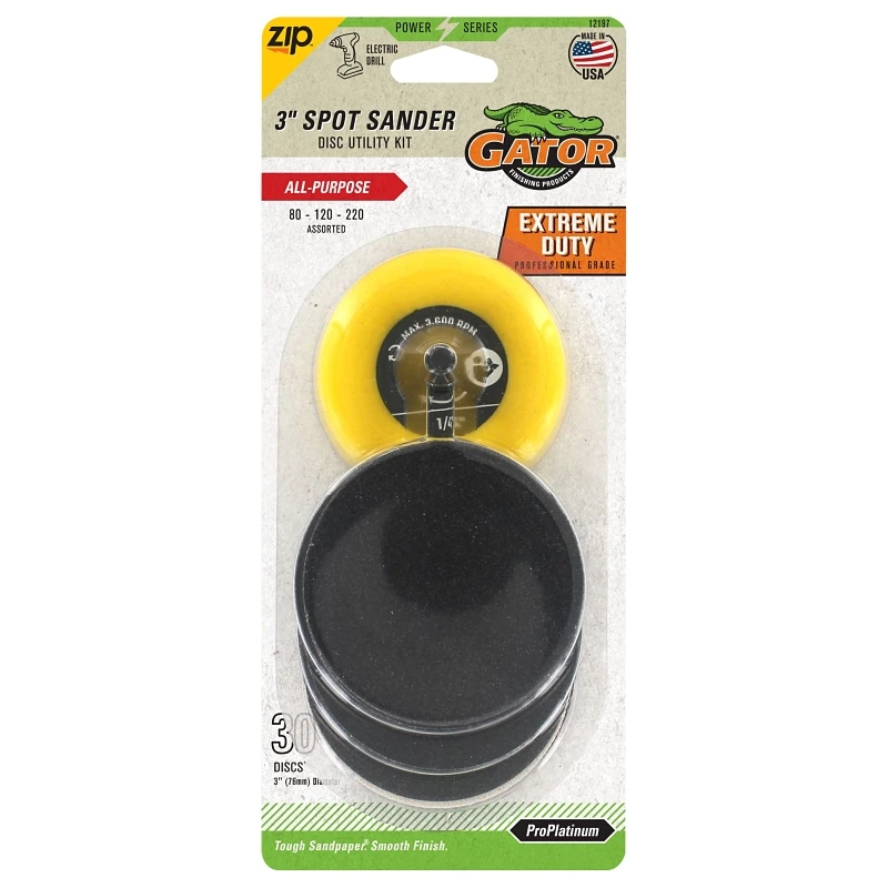 3 Inch Premium Spot Sanding Disc Kit - Model 12197