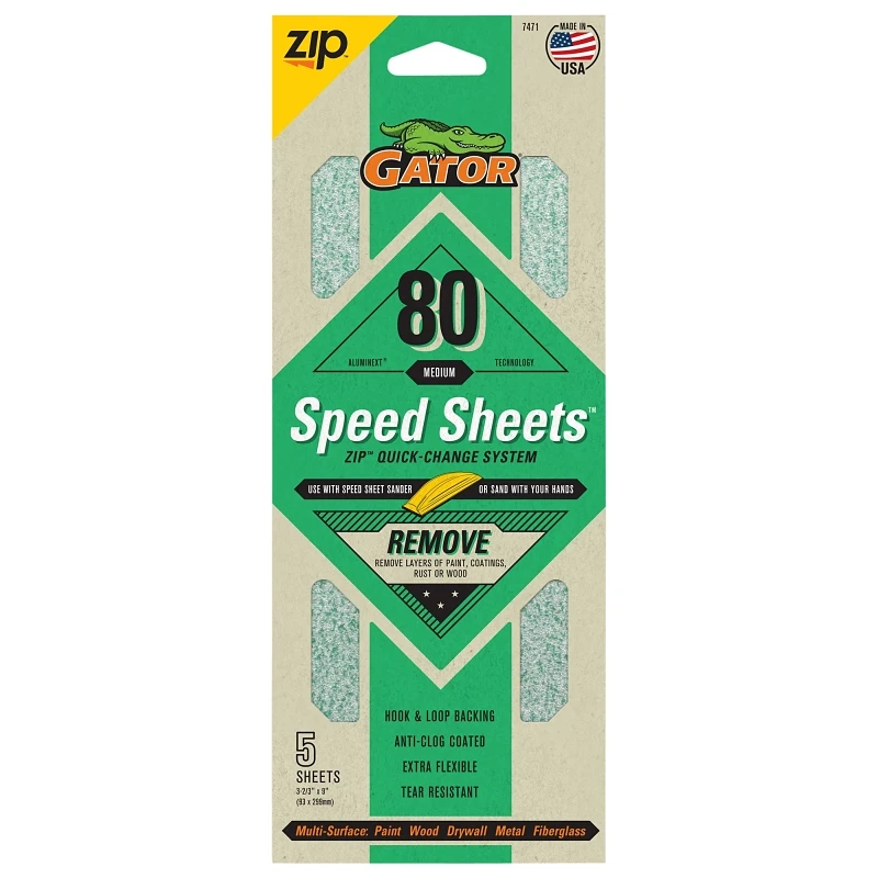 Paper Sand Quick Change 80 Grit Sanding Discs - Model 7471