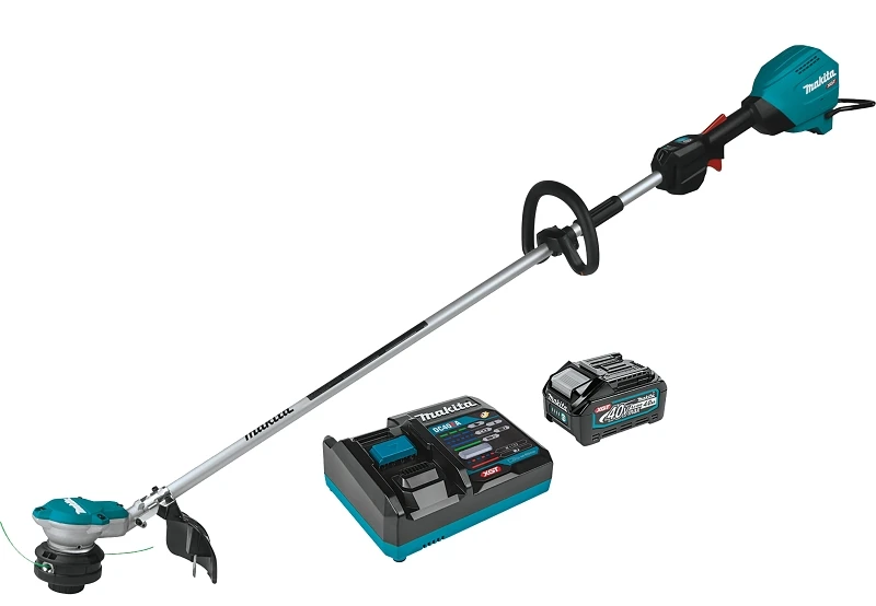 Gru01m1 Cordless String Trimmer Kit, 40v Lithium-ion, 3-speed, Adjustable Handle
