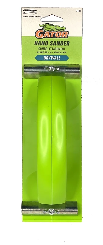 Drywall Hand Sander with Ergonomic Handle and Replaceable Sanding Screen