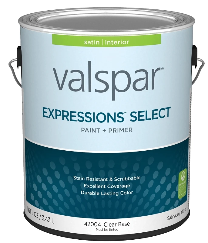 Paint And Primer Interior Satin Color Gallon - Durable And Stain Resistant