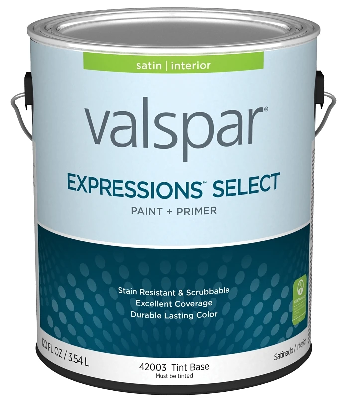 Paint And Primer Interior Satin Tintable Base Gallon