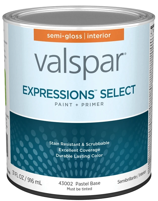 Paint And Primer Interior Satin Base Quart 028.0043002.005