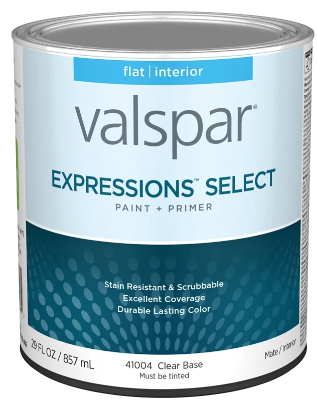 Paint And Primer Interior Flat Ceiling Quart - Durable Stain Resistant Finish