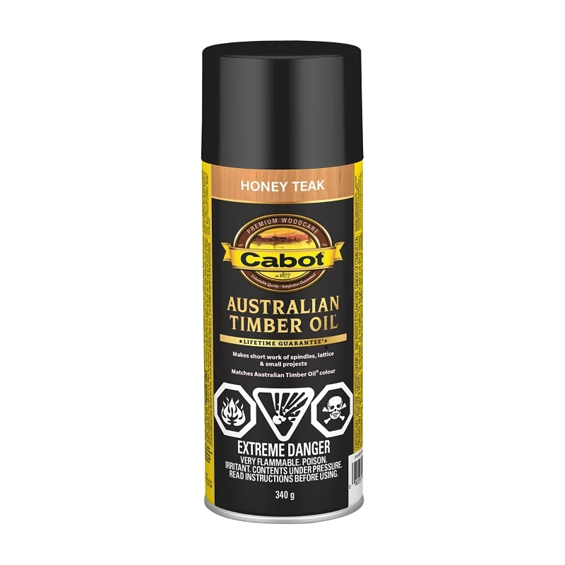 Stain Wood Aerosol Spray - Honey Teak - 12 Ounce Can