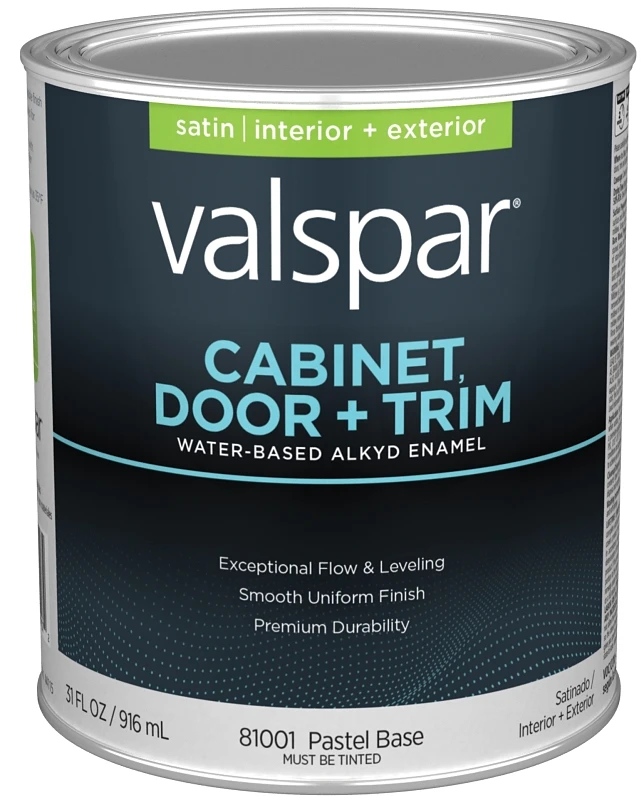 Enamel Cabinet, Door, And Trim Satin Paint - Oil-enriched Finish