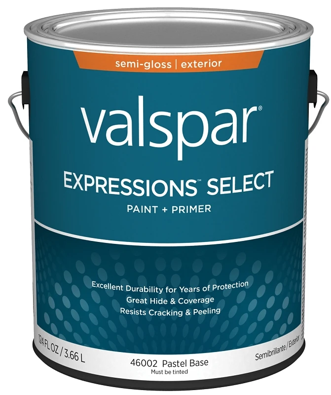 Exterior Latex Paint And Primer, 1 Gallon, Fade-resistant Color