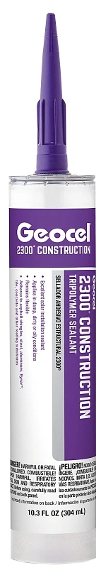 2300 Construction Tripolymer Sealant, 10.3 Ounce, High-performance Elastomeric Sealant