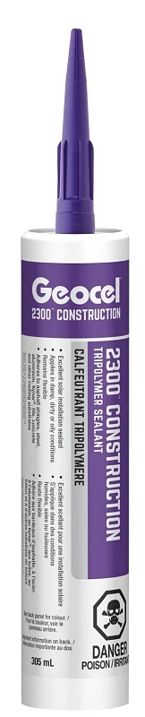 2300 Construction Tripolymer Sealant, 10.3 Ounce, White