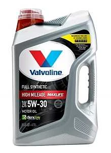 Full Synthetic High-mileage Motor Oil 5w-30, 5 Quart With Maxlife Technology